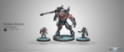 Infinity Combined Army (#608): Overdron Batroids 