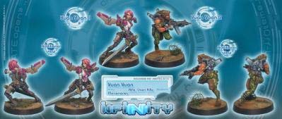 Infinity Mercenaries (#131): Yuan Yuan (Rifle, Chain Rifle) 