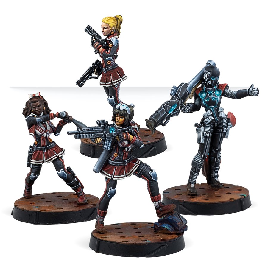 Infinity Grenzer Corvus Belli - Infinity Nomads (#853): Tunguska Cheerkillers #COR281507 ...