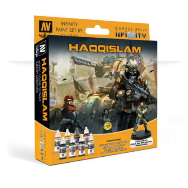 Infinity Paint Set By Vallejo: Haqqislam (w/Exclusive Miniature) 