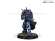 Infinity: PanOceania: (#901): Knight of Santiago (Spitfire) - COR281224-0901 [2812240009013]