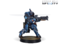 Infinity: PanOceania: (#901): Knight of Santiago (Spitfire) 
