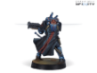 Infinity: PanOceania: (#901): Knight of Santiago (Spitfire) - COR281224-0901 [2812240009013]