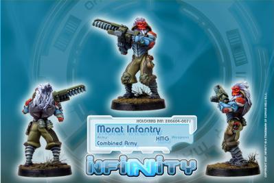 Infinity Combined Army (#071): Morat Infantry (HMG) 