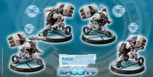 Infinity Aleph (#299): Probots (EVO Repeater, Combi Rifle) 