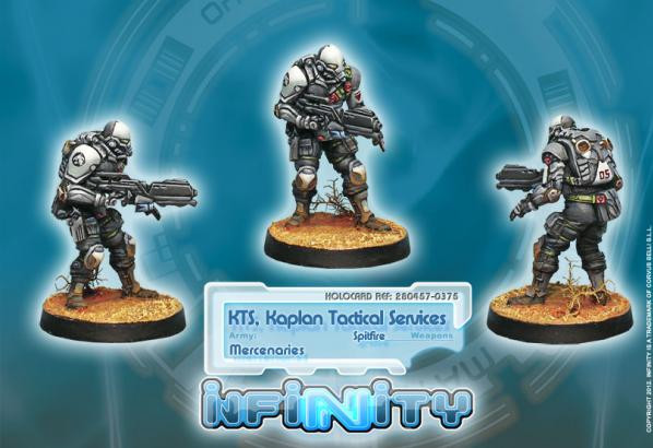 Infinity Mercenaries (#375): Kaplan Tactical Services (Spitfire) 