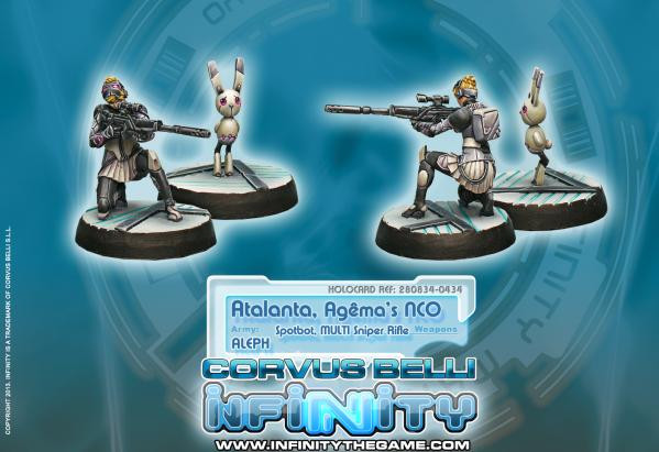 Infinity Aleph (#434): Atalanta, Agêmas NCO & Spotbot (Multi Sniper & Spotter) 