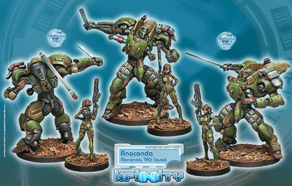 Infinity Mercenaries (#425): Anaconda, Mercenary TAG Squadron 