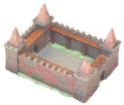 JR Miniatures 6mm: European - Medieval Castle (4pc) 