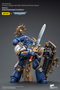 Joytoy: Warhammer 40K: Ultramarines Primaris Captain with Relic Shield and Power Sword - JT6465 [6973130376465]