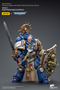 Joytoy: Warhammer 40K: Ultramarines Primaris Captain with Relic Shield and Power Sword - JT6465 [6973130376465]