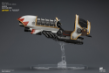 Joytoy: Warhammer 40K: White Scars Legion Shamshir Jetbike - JT04780 [6927054404780]