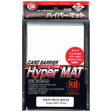 KMC Card Barrier Hyper Mat: WHITE (80) 