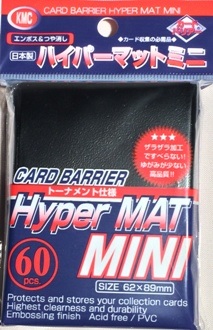KMC Card Barrier Hyper Mat Mini: Black 