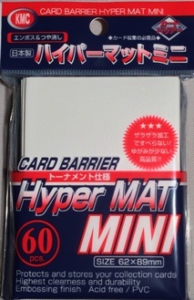 KMC Card Barrier Hyper Mat Mini: White 
