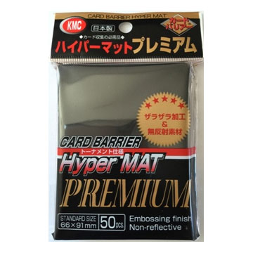 KMC Card Barrier Hyper Mat Premium: Black (50) 