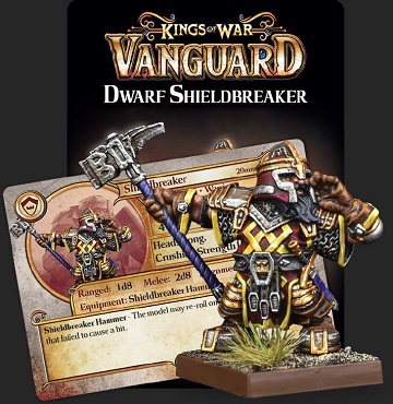 Kings Of War Vanguard: Dwarf Shieldbreaker (Blister)  