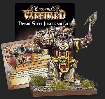 Kings Of War Vanguard: Dwarf Steel Juggernaut (Blister) 