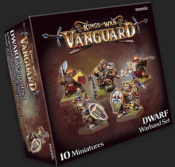 Kings Of War Vanguard: Dwarf Warband Set 