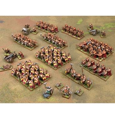 Kings of War: Dwarfs: Baldrs Armored Battalion Mega Army 