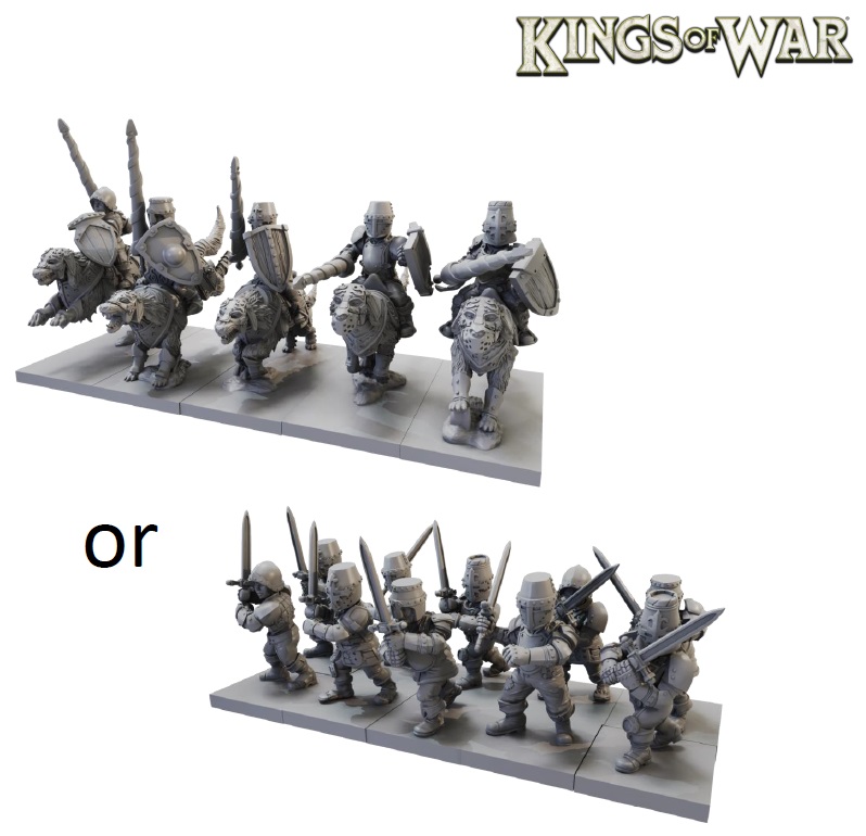 Kings of War: Halfling: Stalwarts Battlegroup 