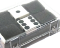 Koplow: Casino Precision Dice Pair: Opaque White/Black 