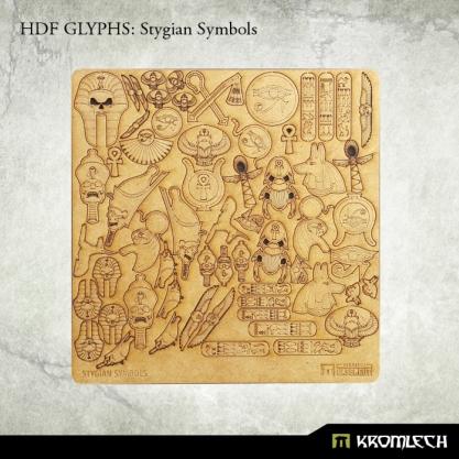 Kromlech Accessories: HDF Glyphs- Stygian Symbols  