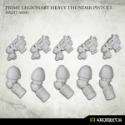 Kromlech Conversion Bitz: Prime Legionaries CCW Arms - Heavy Thunder Pistols [right] (5) 
