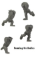 Kromlech Conversion Bitz: Running Orc Bodies (5) 