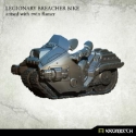 Kromlech Miniatures: Legionary Breacher Bike (armed with twin flamer) 