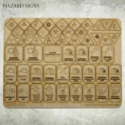 Kromlech Tabletop Scenics: Hazard Signs 