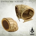 Kromlech Tabletop Scenics: Industrial Pipe – 90 degrees 