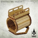 Kromlech Tabletop Scenics: Industrial Pipe – Straight 