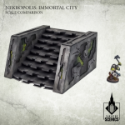 Kromlech Tabletop Scenics: Nekropolis Immortal City - Mastaba Wide Stairs 