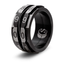 Life Counter Ring: Black: Size 6 