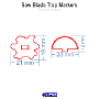 Litko: Saw Blade Trap Markers (5) - TS880