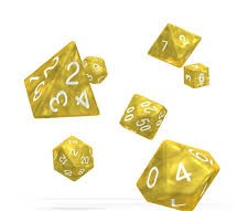 Little Dragon: Marble Dice: Yellow 