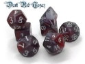 Little Dragon: Nebula Dice: DARK RED TOPAZ 