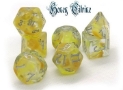 Little Dragon: Nebula Dice: HONEY CITRINE 