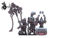 Lost Kingdom Miniatures: Cuetzpal Empire: Coatl Guard Command Group 