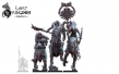 Lost Kingdom Miniatures: Cuetzpal Empire: Ezocamatl Knights Command Group - Lost Kingdom Miniatures: EZOCAMATL KNIGHTS COMMAND GROUP