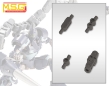 M.S.G.: Mecha Supply 20 Joint Set Type D (Gunmetal Version) - KOTO-MJ20 [190526018549]