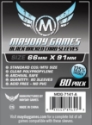 Mayday: Ultimate MTG/Pro Card Sleeves: Black Textured 66mm x 91mm 