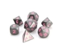 METAL RPG DICE SET: GUNMETAL PINK 