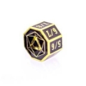 METAL MTG GOYF ROX COUNTER - SHINY GOLD W/ BLACK  