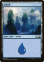 MTG 2019 Core Set 268: Island (FOIL) 