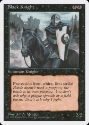 MTG: 4th Edition 121: Black Knight 