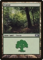 MTG: Core Set 2011 248: Forest (FOIL) 