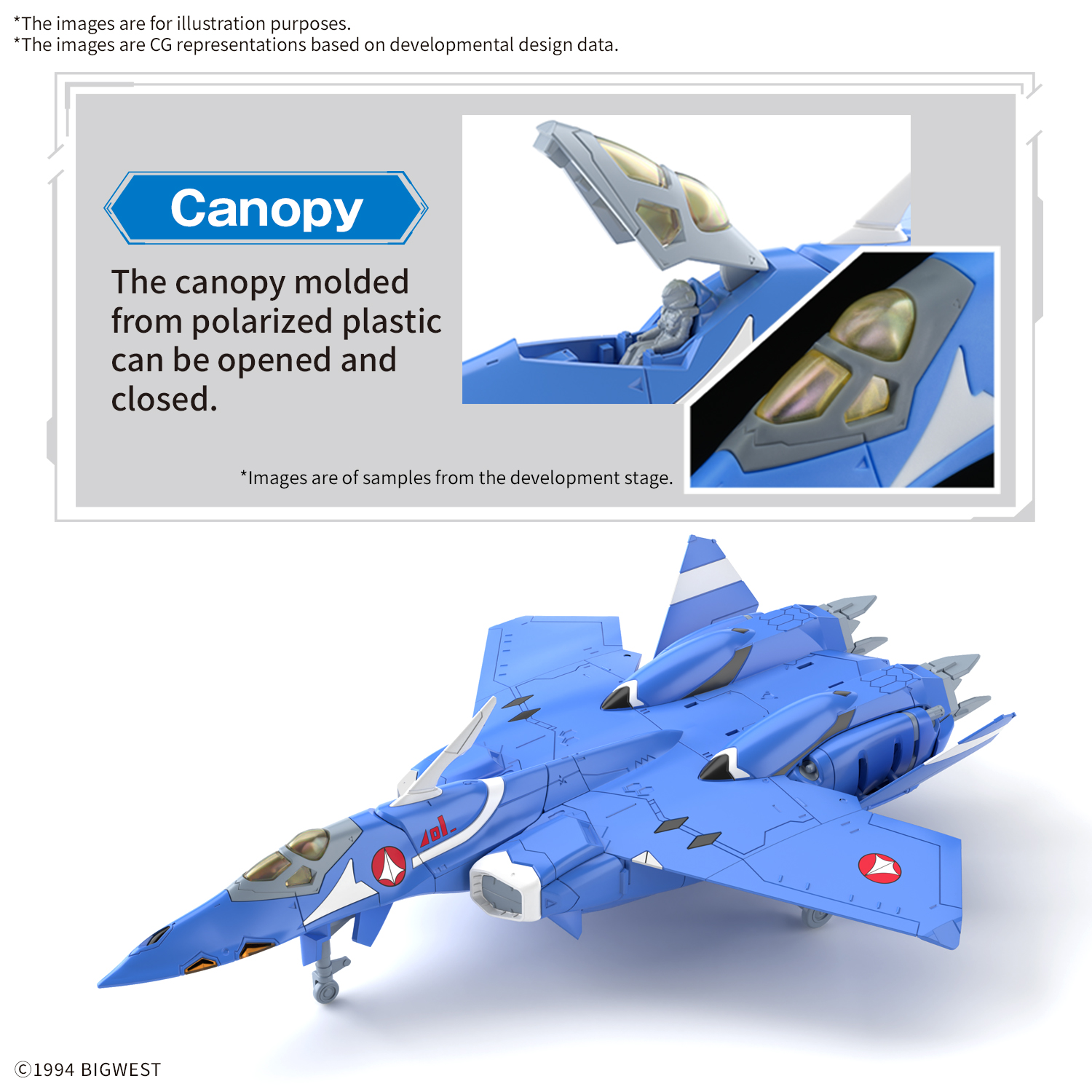 Bandai - Macross: HG 1/100: VF-22S STURMVOGEL ? MAXIMILIAN JENIUS