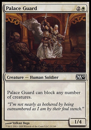 Magic 2010 Core Set 023: Palace Guard 